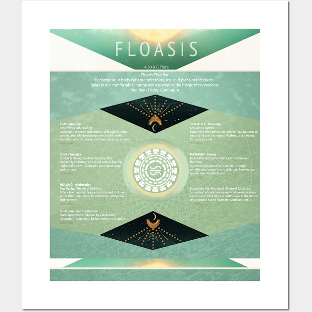 floasis schedule 2019 Wall Art by floasis